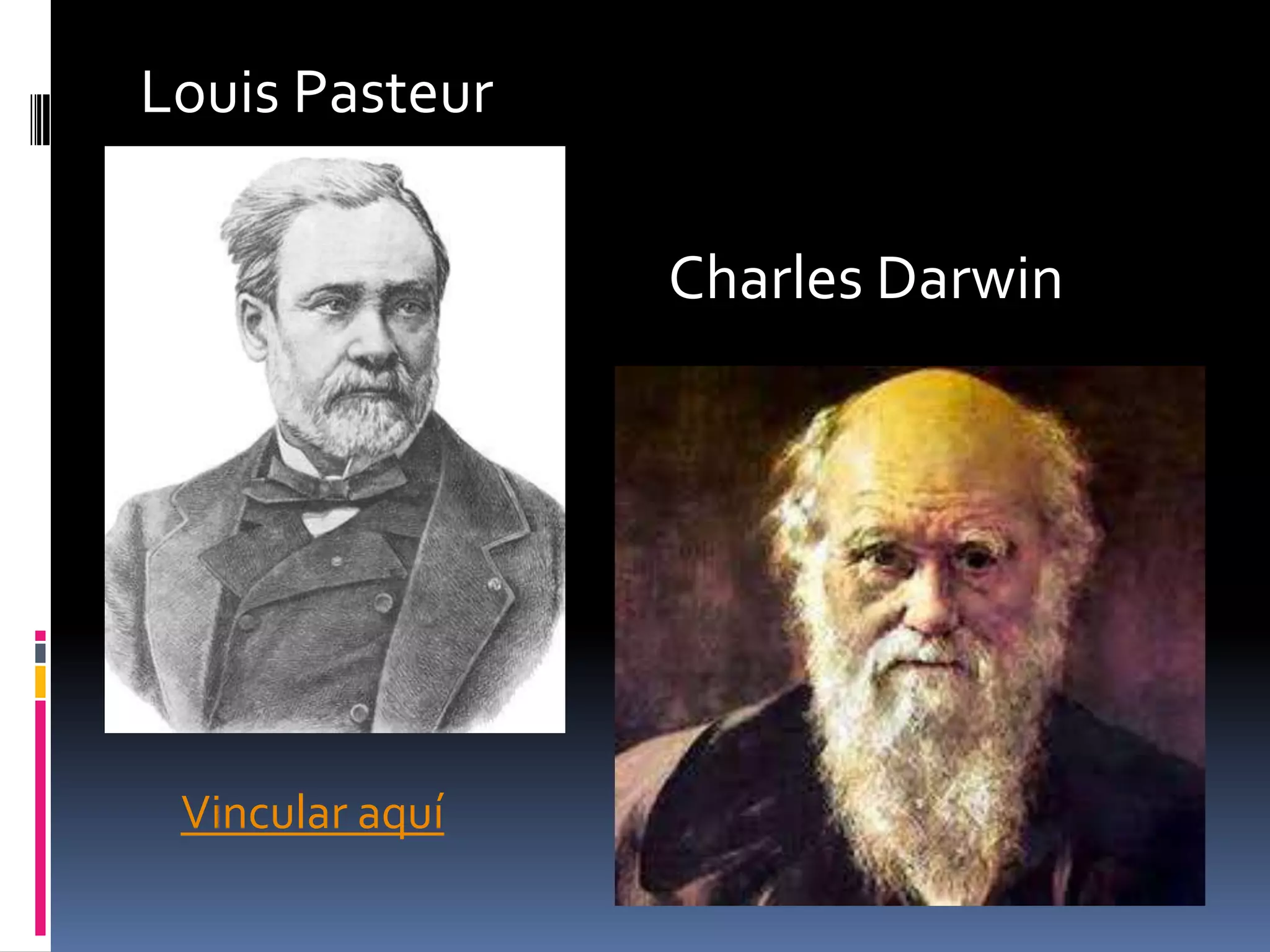 Louis Pasteur
Vincular aquí
Charles Darwin