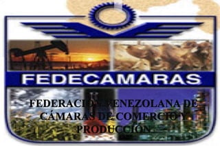 FEDERACIÓN VENEZOLANA DE
CÁMARAS DE COMERCIO Y
PRODUCCIÓN
 
