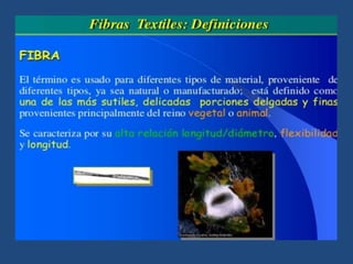 Presentación fibras textiles