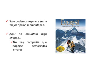 El Cliente no entiende de “departamentos” “Mis Clientes no son unos mercenarios”MITO9