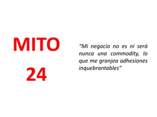 El perfilado es una ciencia incipiente en el 90% de los casos, el perfilado comercial en el 99%“Lo sé todo sobre mis clientes”