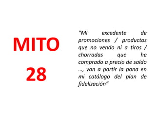 “La frecuencia y la vinculación van de la mano”MITO25