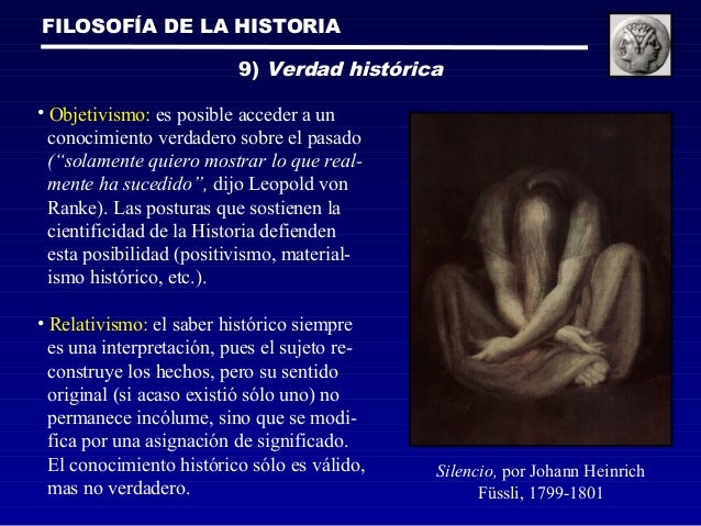 Presentación filosofía de la historia