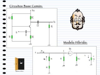Circuitos Base Común: Modelo Hibrido: Regresar al Menú 