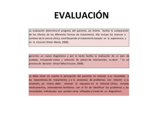 EVALUACIÓN 