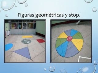 Figuras geométricas y stop.
 