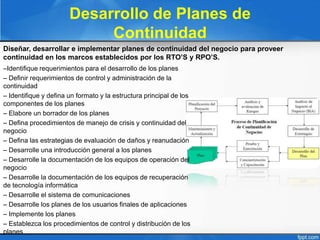 ISO 22301, SGCN, BCMS, Sistema de Gestión de la Continuidad del Negocio ...