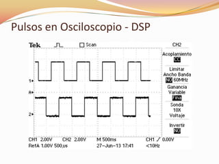 Pulsos en Osciloscopio - DSP
 
