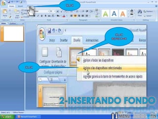 CLIC




               CLIC
              DERECHO




CLIC




                 MENU   FIN
 