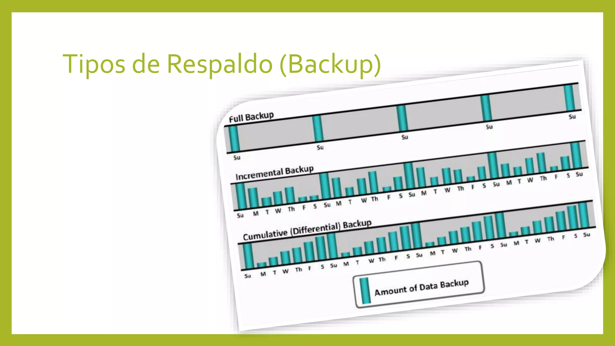 Tipos de Respaldo (Backup)
 