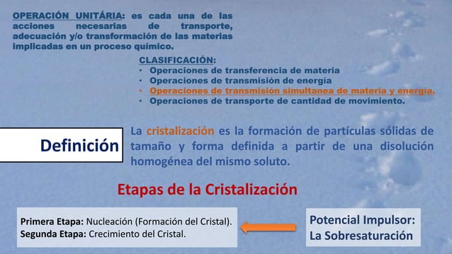 Presentación Cristalización | PPT