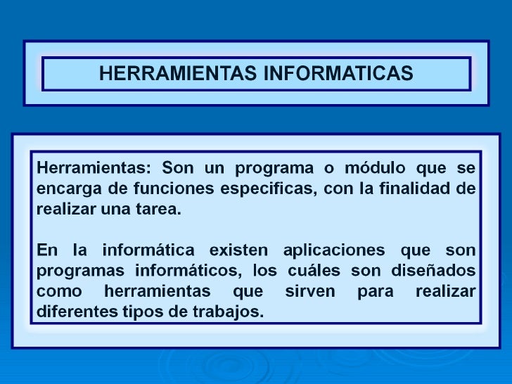 Herramientas Informáticas