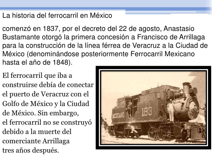 El ferrocarril en México El ferrocarril en México