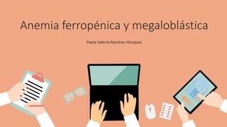 Anemia ferropénica y megaloblástica
Paola Valeria Ramírez Hinojosa
 