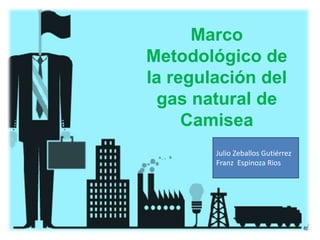 Marco
Metodológico de
la regulación del
  gas natural de
     Camisea
        Julio Zeballos Gutiérrez
        Franz Espinoza Rios
 