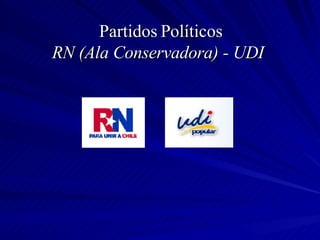 Partidos Políticos RN (Ala Conservadora) - UDI   
