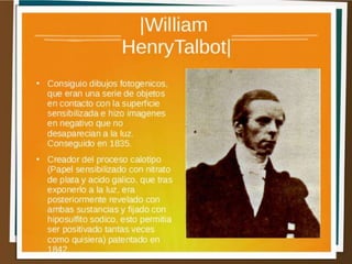 Presentación sobre la Fotografia