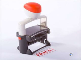 Presentación fraude con audio