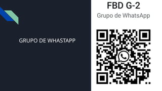 GRUPO DE WHASTAPP
 