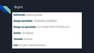 Bigint
 