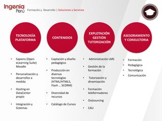 Formación y Desarrollo | Soluciones y Servicios
 