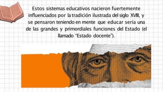 En general, el sistema educativo latinoamericano divide el
proceso educativo en varias etapas:
Educación preescolar: 0 a 6...
