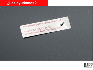 ¿Les ayudamos? 