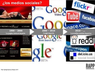 ¿los medios sociales? http://gregorypouy.blogs.com/ 