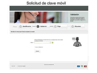 Solicitud de clave móvil
 