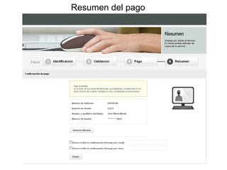 Resumen del pago
 