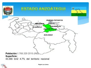 Región Los Llanos
Población:1.768.329 2015 (INE)
Superficie:
43.300 km2 4.7% del territorio nacional
 