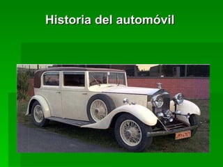 Historia del automóvil 