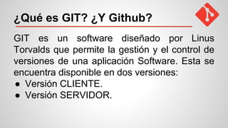 Introducción a GIT | PPTX