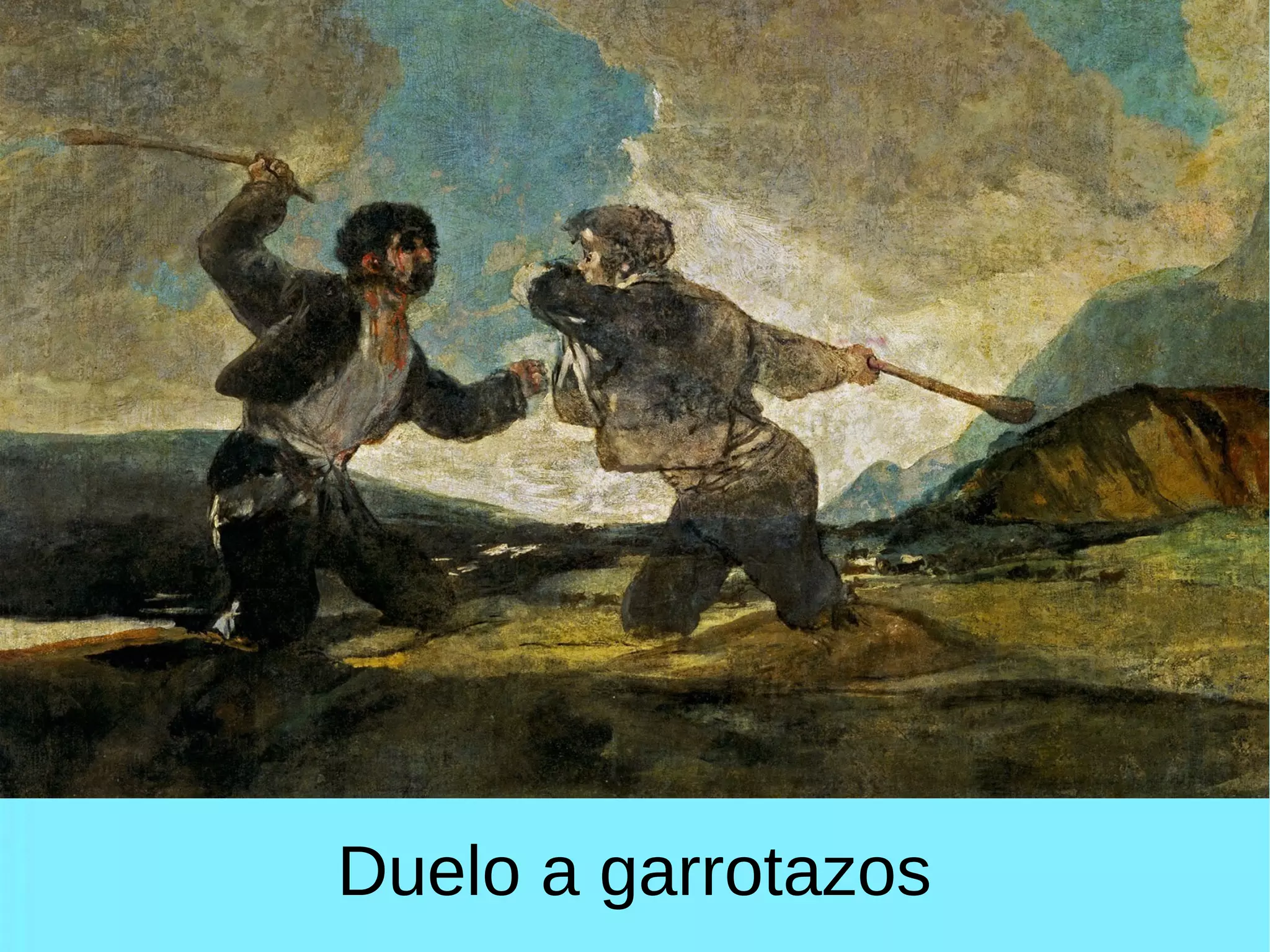 Duelo a garrotazos
 