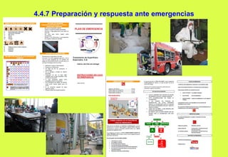 4.4.7 Preparación y respuesta ante emergencias 