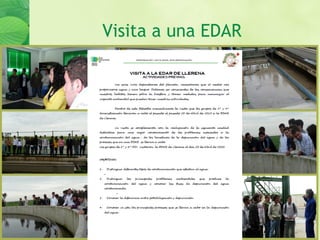 Visita a una EDAR
 