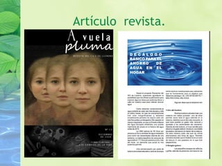 Artículo revista.
 