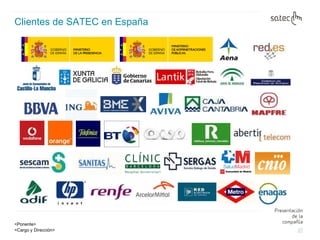 Clientes de SATEC en España 