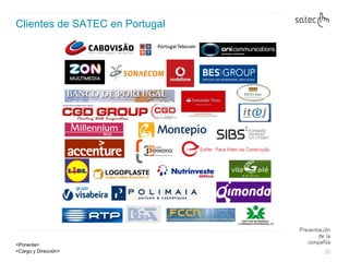 Clientes de SATEC en Portugal 