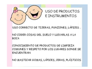 HÁBITOS EN  EDUCACIÓN INFANTIL