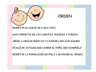 HÁBITOS EN  EDUCACIÓN INFANTIL