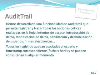 Protección de datos y registros electrónicos.