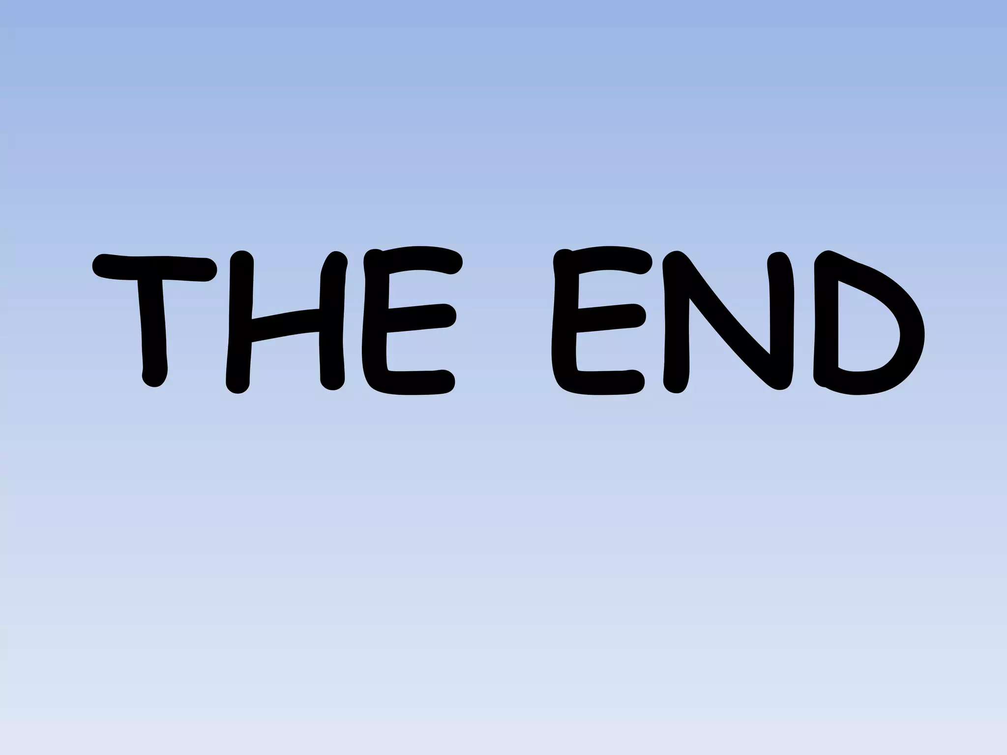 THE END
 