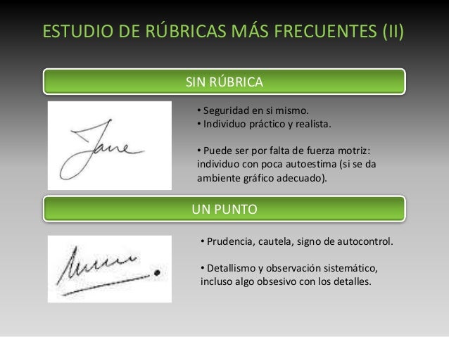 Grafología y firma