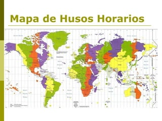 Mapa de Husos Horarios 
