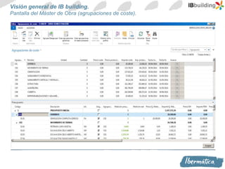 Nib Building IB Building, el ERP mas innovador para la Construccion, basado en ...
