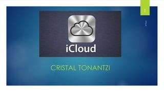 CRISTAL TONANTZI
iCloud
1
 