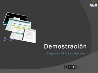 Demostración Integración Ofimática / Operativa 