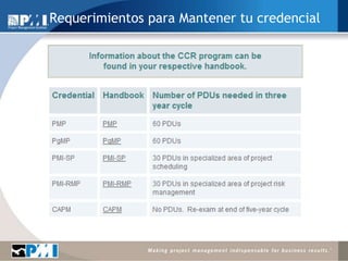 ¿Qué hace PMI?