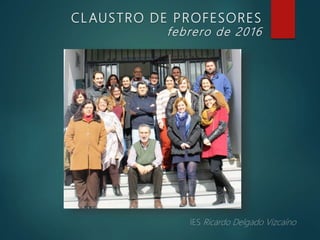 CL AUSTRO DE PROFESORES
febrero de 2016
 